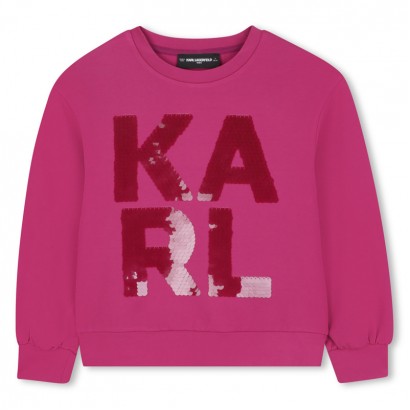 Bluza copii Karl Lagerfeld pentru fata cu paiete
